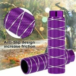 Unique Bargains Universal Axle Rear Foot Pegs Footrests for BMX MTB Bike Bicycle Axles Pedals Purple 3.94"x1.10" 1 Pair -US Bikes & Cycling Sales 2023 unnamed file 4264