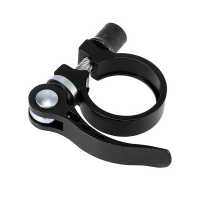 X AUTOHAUX 1 Set Bike Bicycle Seat Post Clamp Quick Release Alumium Alloy 31.8 Black 7 X AUTOHAUX 1 Set Bike Bicycle Seat Post Clamp Quick Release Alumium Alloy 31.8 Black - Image 5