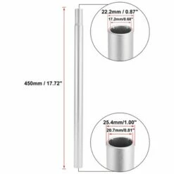 X AUTOHAUX 25.4x450 Bicycle Seat Post Alumum Alloy Cyclg Seat Tube without Scale Mark -US Bikes & Cycling Sales 2023 unnamed file 4401