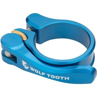 Wolf Tooth Quick Release Seatpost Clamp- Gold Diameter: 31.8 3 Wolf Tooth Quick Release Seatpost Clamp- Gold Diameter: 31.8
