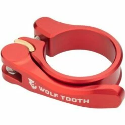 Wolf Tooth Quick Release Seatpost Clamp- Silver Diameter: 34.9