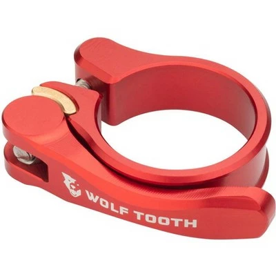 Wolf Tooth Quick Release Seatpost Clamp- Silver Diameter: 29.8 3 Wolf Tooth Quick Release Seatpost Clamp- Silver Diameter: 29.8