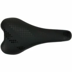 Smanie DH Series Saddle - Chromoly, Microfiber Black, 133