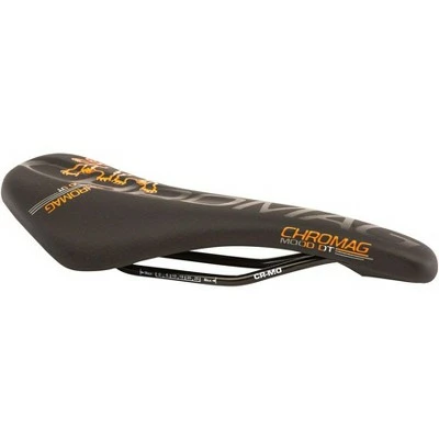 Chromag Mood DT Saddle - Chromoly, Black/Orange 3 Chromag Mood DT Saddle - Chromoly, Black/Orange