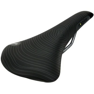 Smanie N.Spire Saddle - Chromoly, Microfiber Black, 136 4 Smanie N.Spire Saddle - Chromoly, Microfiber Black, 136 - Image 2