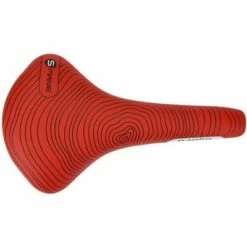 Smanie N.Spire Saddle - Chromoly, Microfiber Red, 156