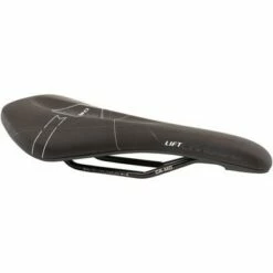 Chromag Lift Saddle - Chromoly, Black/Grey | Seamless Synthetic Cover