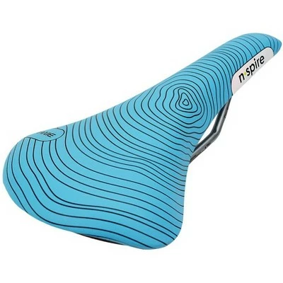 Smanie N.Spire Saddle - Chromoly, Microfiber Blue, 136 4 Smanie N.Spire Saddle - Chromoly, Microfiber Blue, 136 - Image 2