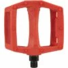 Fyxation Gates Pedals Wide Platform Composite Plastic 9/16" Red Molded Grip Stud