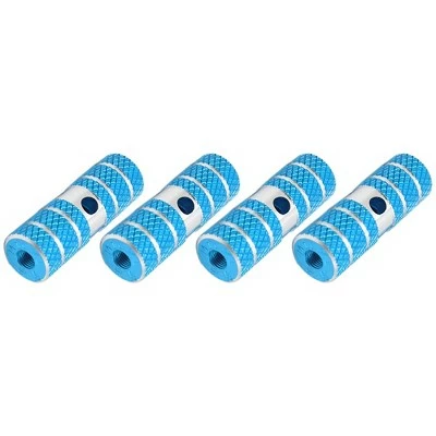 Unique Bargains Aluminum Alloy Cylinder Shaped Anti Slip Axle Foot Pegs for Bike Bicycle Pedals Blue 2.7 x 0.9" 4 Pcs 5 Unique Bargains Aluminum Alloy Cylinder Shaped Anti Slip Axle Foot Pegs for Bike Bicycle Pedals Blue 2.7 x 0.9" 4 Pcs - Image 3