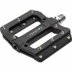 Fyxation Mesa MP Pedals - Platform, Composite/Plastic, 9/16", Black/Silver