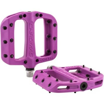 Chromag Synth Pedals - Platform, Composite, 9/16", Purple 3 Chromag Synth Pedals - Platform, Composite, 9/16", Purple