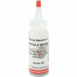 Wheels Manufacturing Loose Ball Bearing: Grade 25 3/16" Bottle of 150
