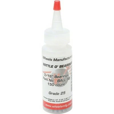 Wheels Manufacturing Loose Ball Bearing: Grade 25 3/16" Bottle of 150 3 Wheels Manufacturing Loose Ball Bearing: Grade 25 3/16" Bottle of 150