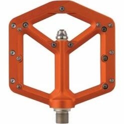Spank Spike Mountain Bike Pedals, Platform with Replaceable Pins, 9/16", Orange