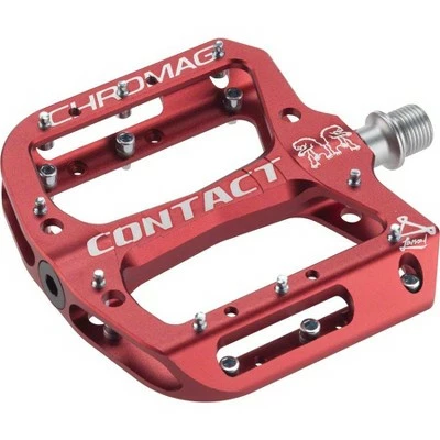Chromag Contact Pedals - Platform, Aluminum, 9/16", Red 3 Chromag Contact Pedals - Platform, Aluminum, 9/16", Red