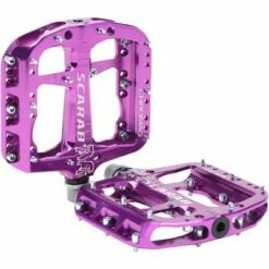 Chromag Scarab Pedals - Platform, Aluminum, 9/16", Purple