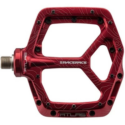 RaceFace Atlas Pedals - Platform, Aluminum, 9/16", Red 3 RaceFace Atlas Pedals - Platform, Aluminum, 9/16", Red