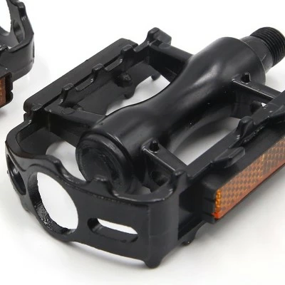 X AUTOHAUX Aluminum Alloy Anti Slip Axle Platform Pedals for Bicycle Cycling Bike Pedals Black 4.6" x 3.1" x 1.2" 2 Pcs 5 X AUTOHAUX Aluminum Alloy Anti Slip Axle Platform Pedals for Bicycle Cycling Bike Pedals Black 4.6" x 3.1" x 1.2" 2 Pcs - Image 4