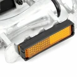 X AUTOHAUX Pair Silver Tone Black Alumnium Alloy Pedals for Bicycle Cycling Bike Pedals 4.3" x 2.6" x 0.9" -US Bikes & Cycling Sales 2023 unnamed file 5181