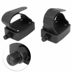 Unique Bargains Pair Road Bike Pedals Platform with Stick Foot Strap Bike Pedals Black 4.65"x2.68"x1.18" 2 Pcs -US Bikes & Cycling Sales 2023 unnamed file 5191