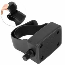 Unique Bargains Pair Road Bike Pedals Platform with Stick Foot Strap Bike Pedals Black 4.65"x2.68"x1.18" 2 Pcs -US Bikes & Cycling Sales 2023 unnamed file 5192