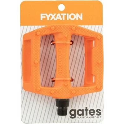 Fyxation Gates Pedals - Platform, Plastic, 9/16", Orange 4 Fyxation Gates Pedals - Platform, Plastic, 9/16", Orange - Image 2