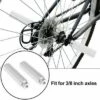 Unique Bargains Universal Aluminum Alloy Axle Rear Foot Pegs Footrests for BMX MTB Bike Bicycle Pedals Silver Tone 3.94"x1.10" 1 Pair -US Bikes & Cycling Sales 2023 unnamed file 5218