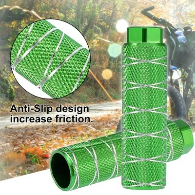 Unique Bargains Universal Axle Rear Foot Pegs Footrests for BMX MTB Bike Bicycle Axles Pedals Green 3.94"x1.10" 1 Pair 5 Unique Bargains Universal Axle Rear Foot Pegs Footrests for BMX MTB Bike Bicycle Axles Pedals Green 3.94"x1.10" 1 Pair - Image 3
