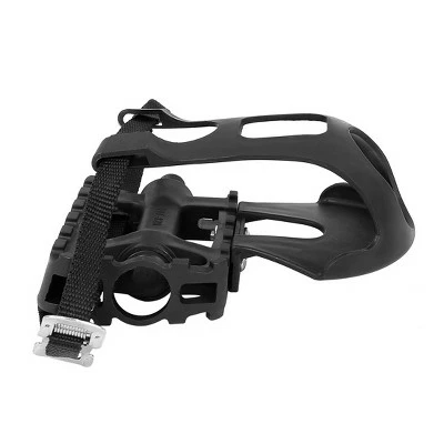 Unique Bargains Pair Road Mountain Bike Pedals with Toe Clips Foot Strap Bike Pedals 5.71"x4.53"x3.54" 2 Pcs 8 Unique Bargains Pair Road Mountain Bike Pedals with Toe Clips Foot Strap Bike Pedals 5.71"x4.53"x3.54" 2 Pcs - Image 6