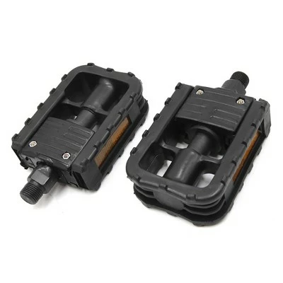 X AUTOHAUX Aluminum Alloy Mountain Bicycle Non-slip Folding Platform Pedals Pair Bike Pedals 4.7" x 2.8" x 1.2" Black 1 Pair 4 X AUTOHAUX Aluminum Alloy Mountain Bicycle Non-slip Folding Platform Pedals Pair Bike Pedals 4.7" x 2.8" x 1.2" Black 1 Pair - Image 2