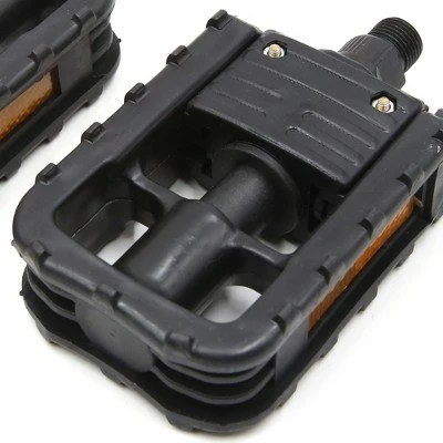 X AUTOHAUX Aluminum Alloy Mountain Bicycle Non-slip Folding Platform Pedals Pair Bike Pedals 4.7" x 2.8" x 1.2" Black 1 Pair 6 X AUTOHAUX Aluminum Alloy Mountain Bicycle Non-slip Folding Platform Pedals Pair Bike Pedals 4.7" x 2.8" x 1.2" Black 1 Pair - Image 4