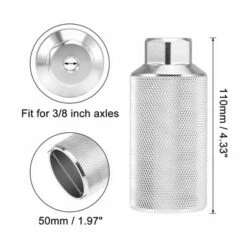 Unique Bargains Universal Aluminum Alloy Axle Rear Foot Pegs Footrests for BMX MTB Bicycle Bike Pedals Silver Tone 4.33"x1.97" 1 Pair -US Bikes & Cycling Sales 2023 unnamed file 5262