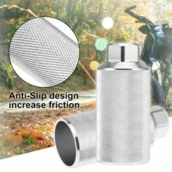 Unique Bargains Universal Aluminum Alloy Axle Rear Foot Pegs Footrests for BMX MTB Bicycle Bike Pedals Silver Tone 4.33"x1.97" 1 Pair -US Bikes & Cycling Sales 2023 unnamed file 5263