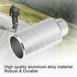 Unique Bargains Universal Aluminum Alloy Axle Rear Foot Pegs Footrests for BMX MTB Bicycle Bike Pedals Silver Tone 4.33"x1.97" 1 Pair -US Bikes & Cycling Sales 2023 unnamed file 5264