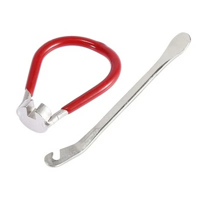 X AUTOHAUX Bicycle Wheel Spoke Wrench Bike Cycling Spanner Repair Tool Set Silver Tone Red 6 X AUTOHAUX Bicycle Wheel Spoke Wrench Bike Cycling Spanner Repair Tool Set Silver Tone Red - Image 4