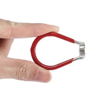 X AUTOHAUX Bicycle Wheel Spoke Wrench Bike Cycling Spanner Repair Tool Set Silver Tone Red 7 X AUTOHAUX Bicycle Wheel Spoke Wrench Bike Cycling Spanner Repair Tool Set Silver Tone Red - Image 5