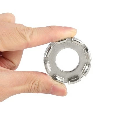 X AUTOHAUX Bicycle Wheel Spoke Wrench Bike Cycling Spanner Repair Tool Set Silver Tone Red 8 X AUTOHAUX Bicycle Wheel Spoke Wrench Bike Cycling Spanner Repair Tool Set Silver Tone Red - Image 6