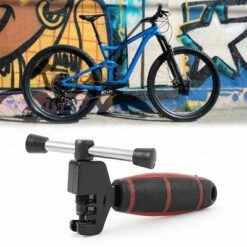 X AUTOHAUX Bicycle Accessories Cycling Stainless Steel Chain Cutter Splitter Repairing Breaker Tool Black 3.9" x 2" x 0.7" 1 Pc