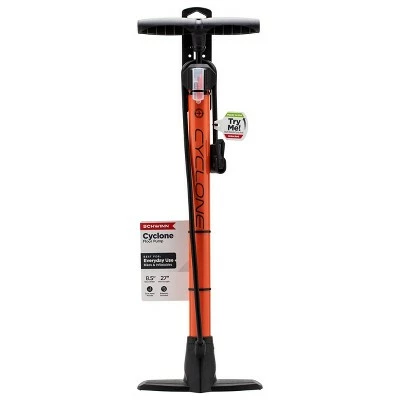 Schwinn Cyclone Tire Floor Pump - Orange 7 Schwinn Cyclone Tire Floor Pump - Orange - Image 5