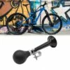 X AUTOHAUX Metal Rubber Air Horn Hoot Bicycle Cycling Squeeze Bugle Trumpet Bell Bike Bells Black 8.5" x 2" 1 Pc