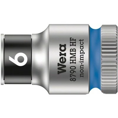 Wera 8790 HMB HF Zyklop 3/8" - Socket, 6mm 3 Wera 8790 HMB HF Zyklop 3/8" - Socket, 6mm