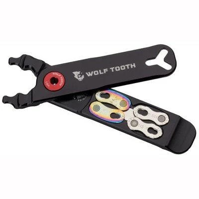 Wolf Tooth Master Link Combo Pliers with Orange Bolt 3 Wolf Tooth Master Link Combo Pliers with Orange Bolt