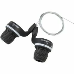 microSHIFT MS25 Twist Shifters for 7-Speed Double or Triple Shimano Compatible