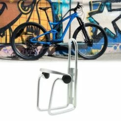 X AUTOHAUX Aluminum Alloy Bicycle Cycling Drink Water Bottle Cup Holder Mount Cage Bracket Silver Tone 3.1" x 3.1" x 5.7" 1 Pc