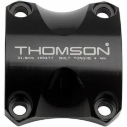 Thomson Replacement X4 Stem Faceplate: Bar Clamp 31.8 Black