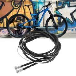 X AUTOHAUX Front and Rear Brake Cable Wire Gear Sets for Mountain Bicycle Cycling Bike