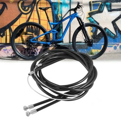 X AUTOHAUX Front and Rear Brake Cable Wire Gear Sets for Mountain Bicycle Cycling Bike 2 X AUTOHAUX Front and Rear Brake Cable Wire Gear Sets for Mountain Bicycle Cycling Bike