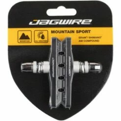 Jagwire Mountain Sport V-Brake Pads Threaded Post Black All Weather Compound