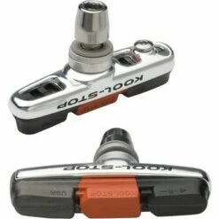 Kool-Stop Cross Brake Pad Cantilever Threaded Post Triple Compound Black Salmon